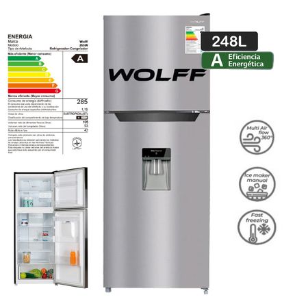 Refrigeradora Wolf WRF265D No Frost 248L