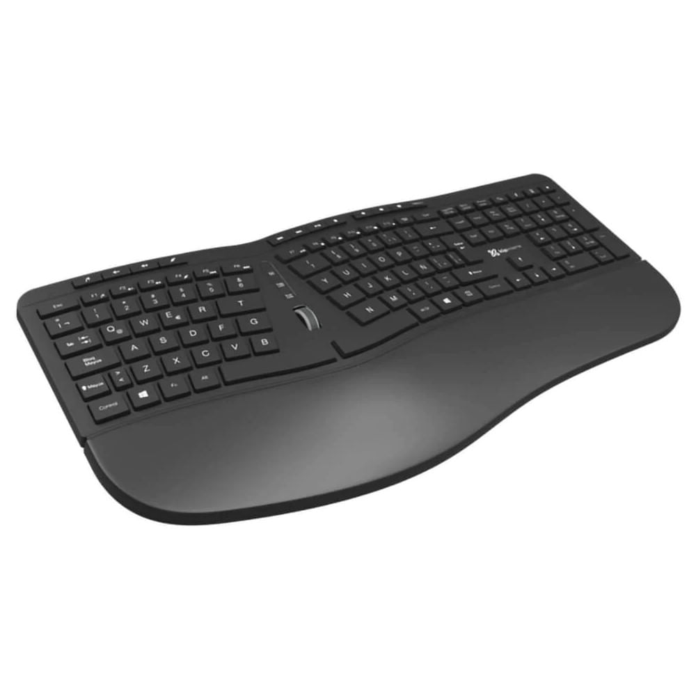 Teclado Wireless Ergonómico Inalámbrico Klip Xtreme Transcend - KBK-530S