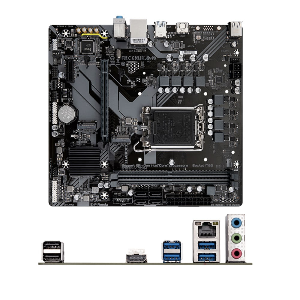 Motherboard Gigabyte B760M K DDR4 Chipset Intel B760 LGA1700 mATX