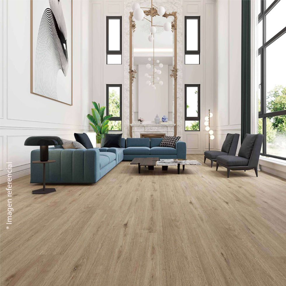 Piso Click SPC Roble Provenza 180x22cm 2.46m2