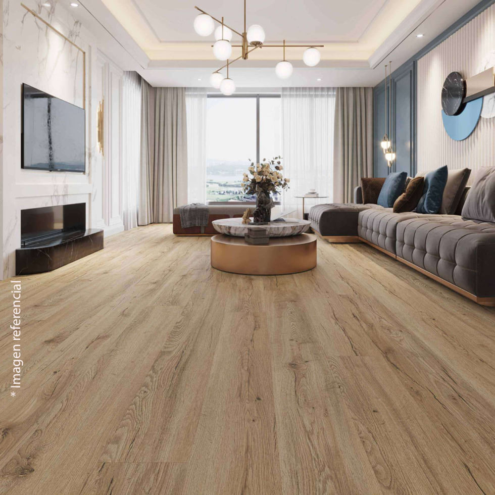 Piso Click SPC Roble Vasco 180x22cm 2.46m2