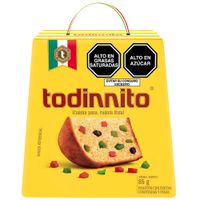 Panetón con Pasas y Frutas Confitadas TODINNITO Caja 85g
