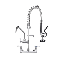 Grifo Mezcladora de Cocina Industrial de Acero inoxidable