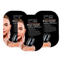 Roca Volcanica Antibrillo Coreano Negro Mate Haruen Mini 3 Unidades