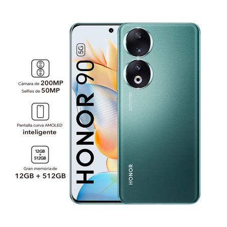 Smartphone HONOR 90 Verde Esmeralda 12GB+512GB Dual Sim