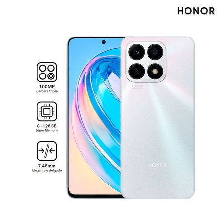 Smartphone HONOR X8a Plateado 8GB+128GB Dual Sim