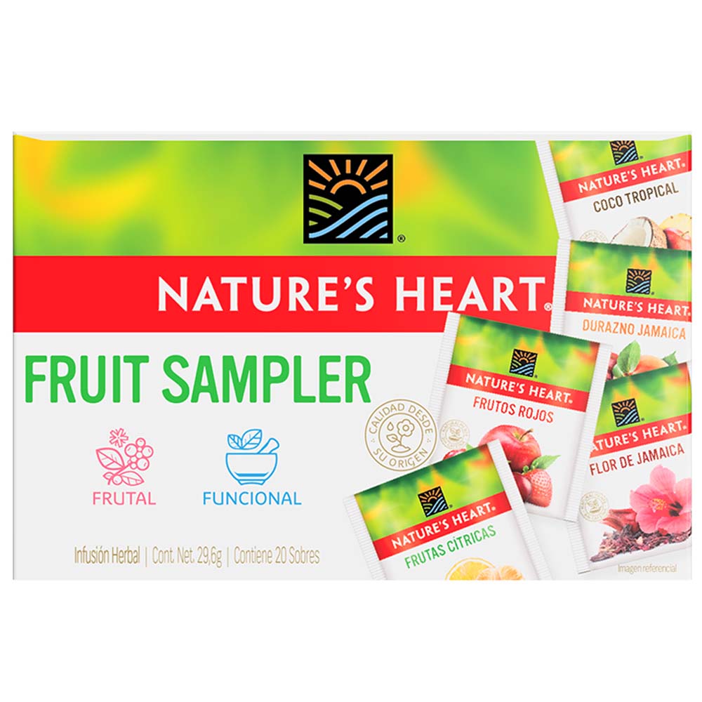 Té Mix 5 Sabores NATURE'S HEART Caja 20un