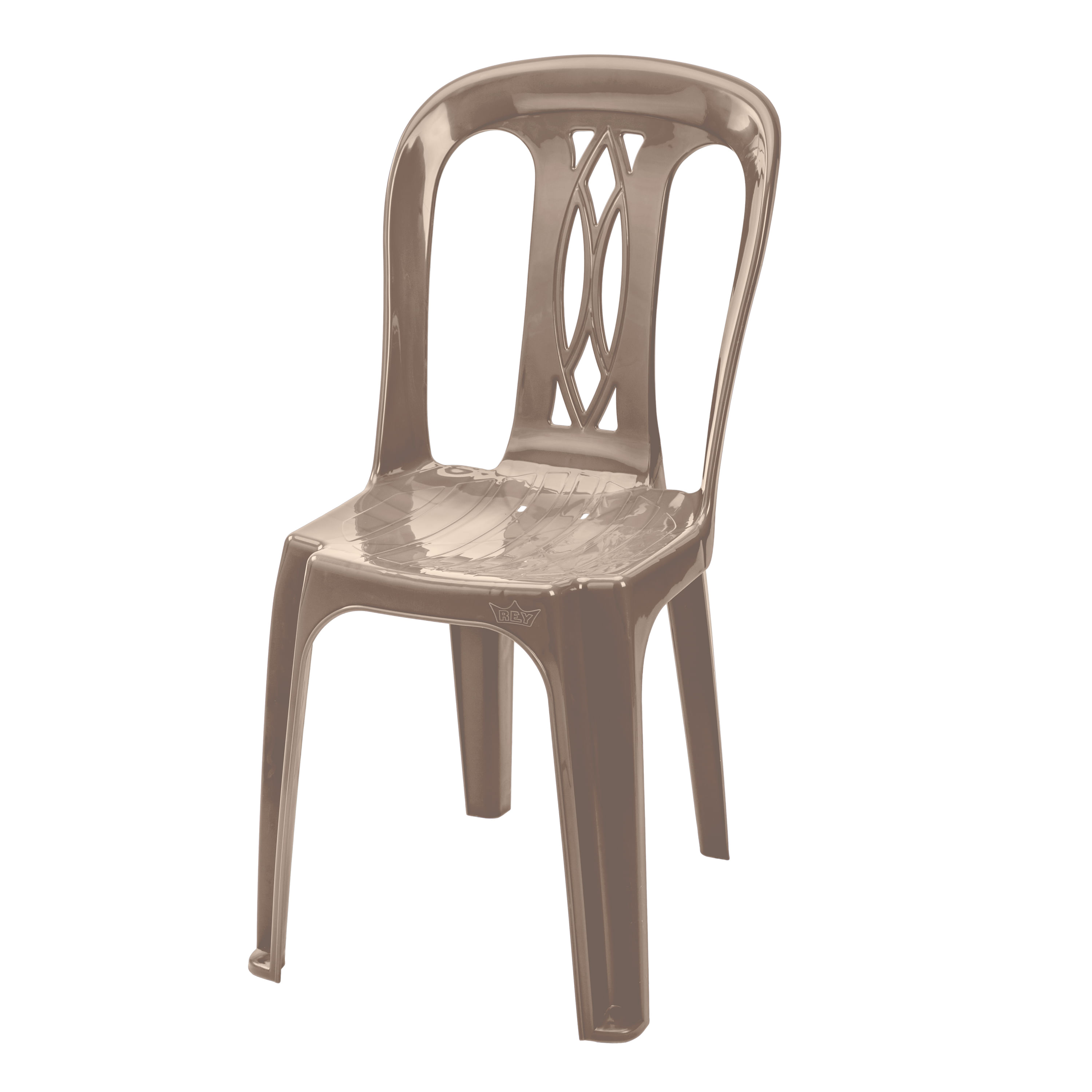 Silla REYPLAST Caoba Chocolate