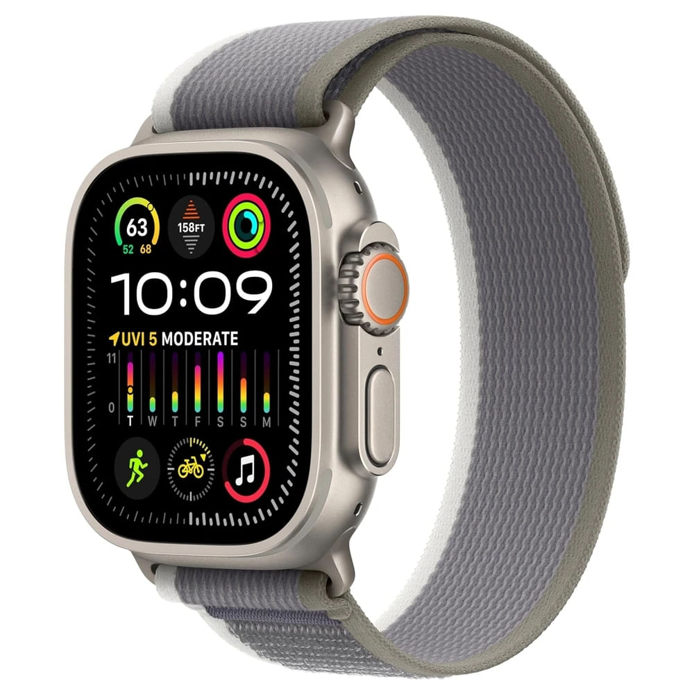 Apple Watch Ultra 2 GPS 49 mm Trail Loop 145 a 220 mm | Verde Gris