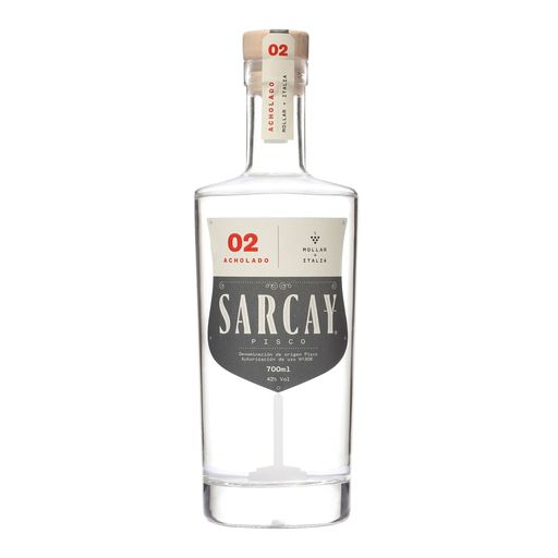 Pisco SARCAY 02 Acholado Mollar Italia Botella 700ml