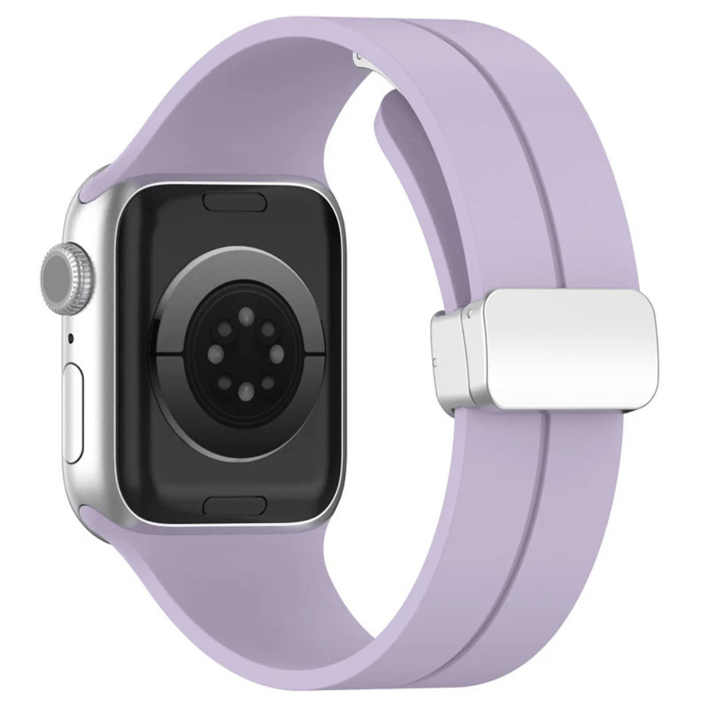 Correa Iwatch Silicona con Broche Magnetico 42/44/45/49mm - Color Lila