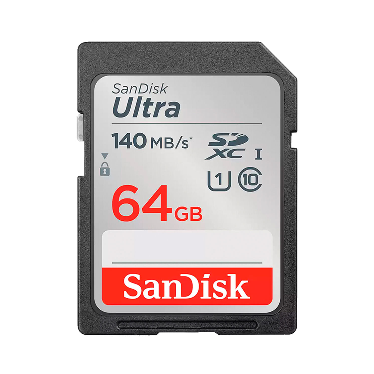 Memoria SD Sandisk Ultra 64GB de 140mb/s