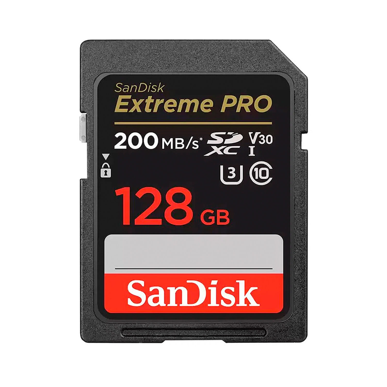 Memoria SD Sandisk Extreme Pro 128GB de 200mb/s