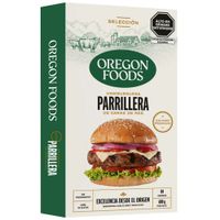 Hamburguesa OREGON FOODS Parrillera Novillo Caja 4un