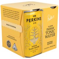 Agua Tónica MR PERKINS Indian Lata 180ml Paquete 4un
