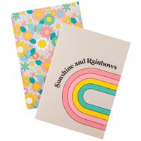 Block de Notas CLASS&WORK Flores Rainbow