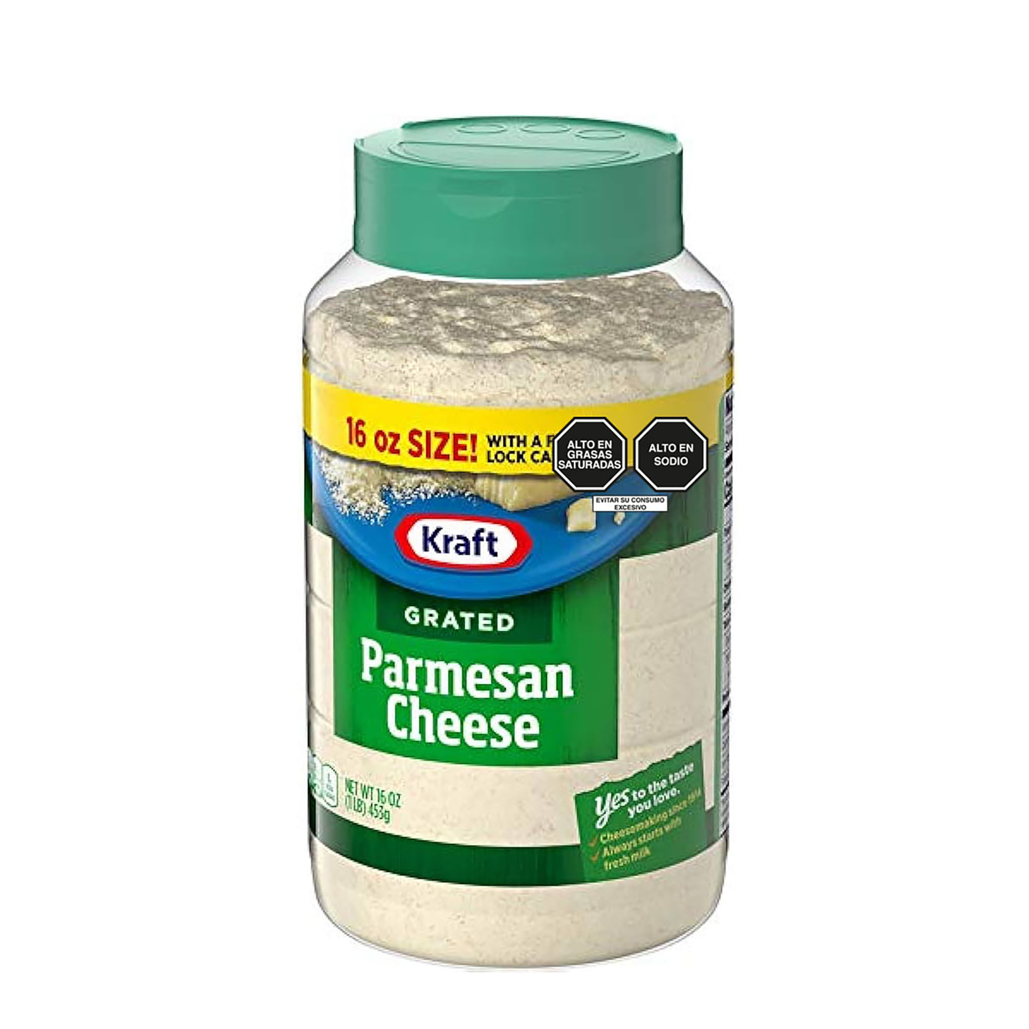 Queso Parmesano Rallado KRAFT Paquete 453g