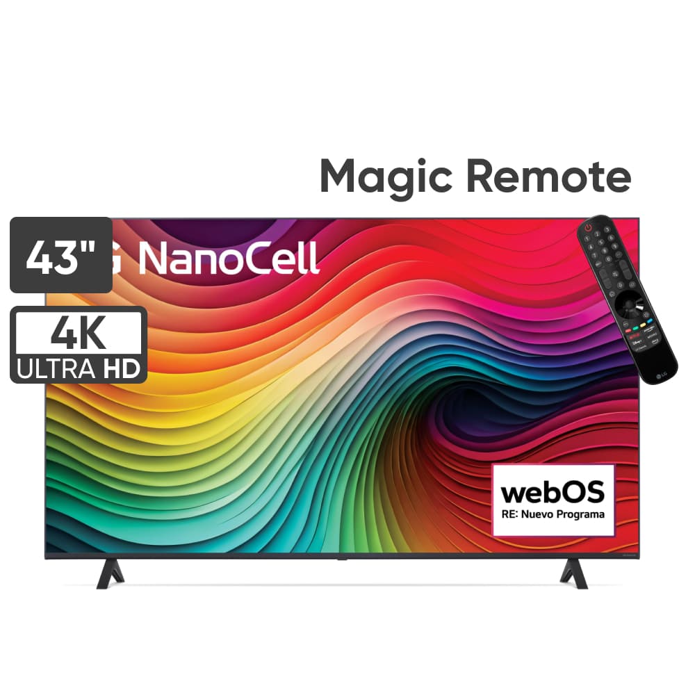 Televisor LG NanoCell 43" UHD 4K ThinQ AI 43NANO80TSA