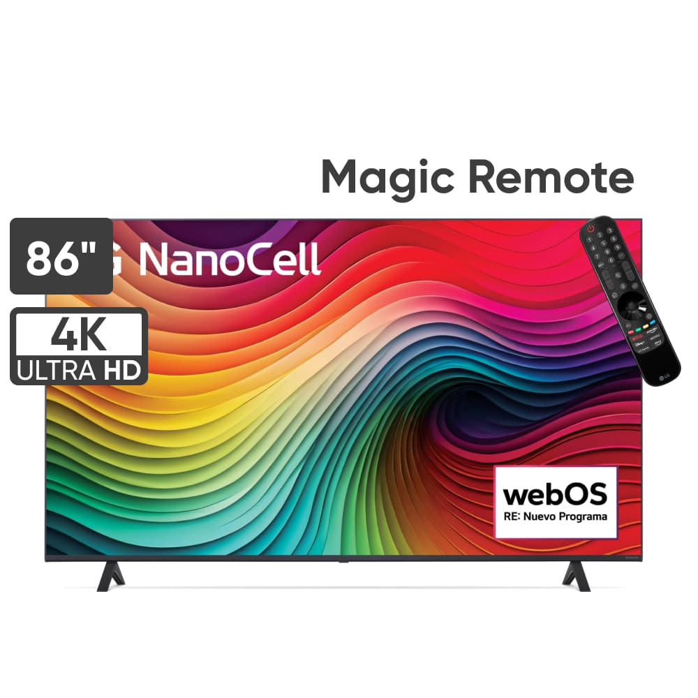 Televisor LG NanoCell 86" UHD 4K ThinQ AI 86NANO80TSA