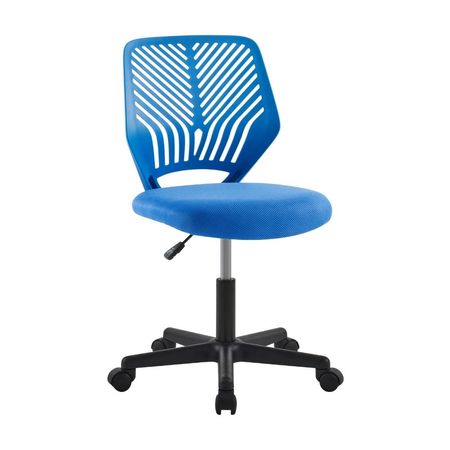 Silla de Oficina Giratoria Miami Tela Mesh Azul Orange