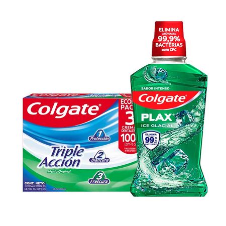 pack-enjuague-bucal-colgate-plax-ice-glacial-botella-250ml-pasta-dental-colgate-triple-accion-3x100ml