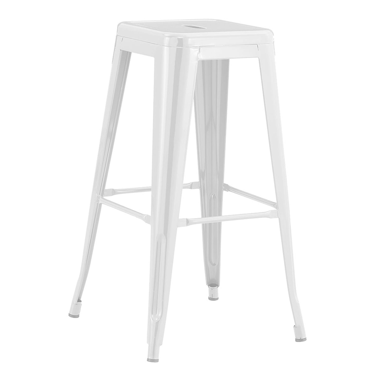 Banco de Bar Metal Tolix Blanco