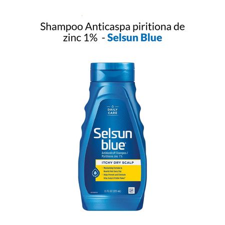 Shampoo Anticaspa piritiona de zinc 1% Selsun Blue - Supermercado