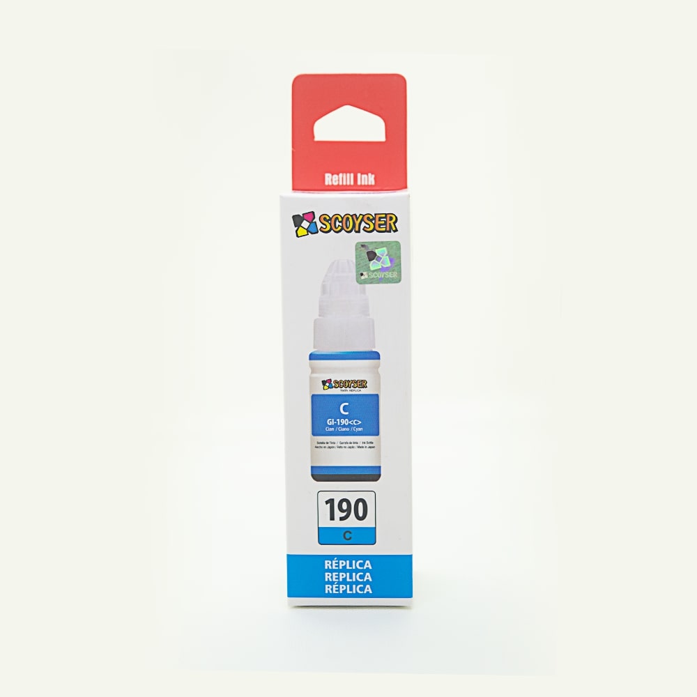 Tinta Compatible Scoyser Gi190 Cyan