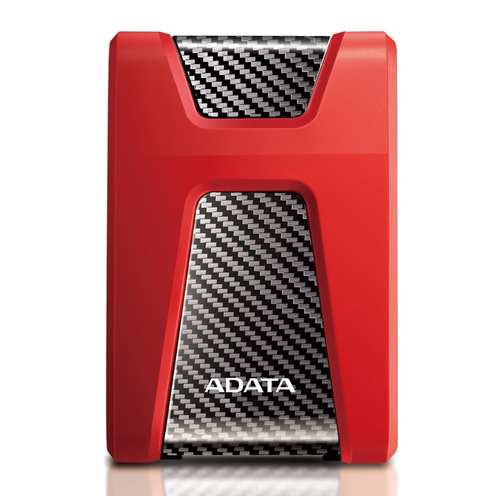 Disco Duro Externo AData Durable HD650 1TB Rojo USB AHD650-1TU31-CRD