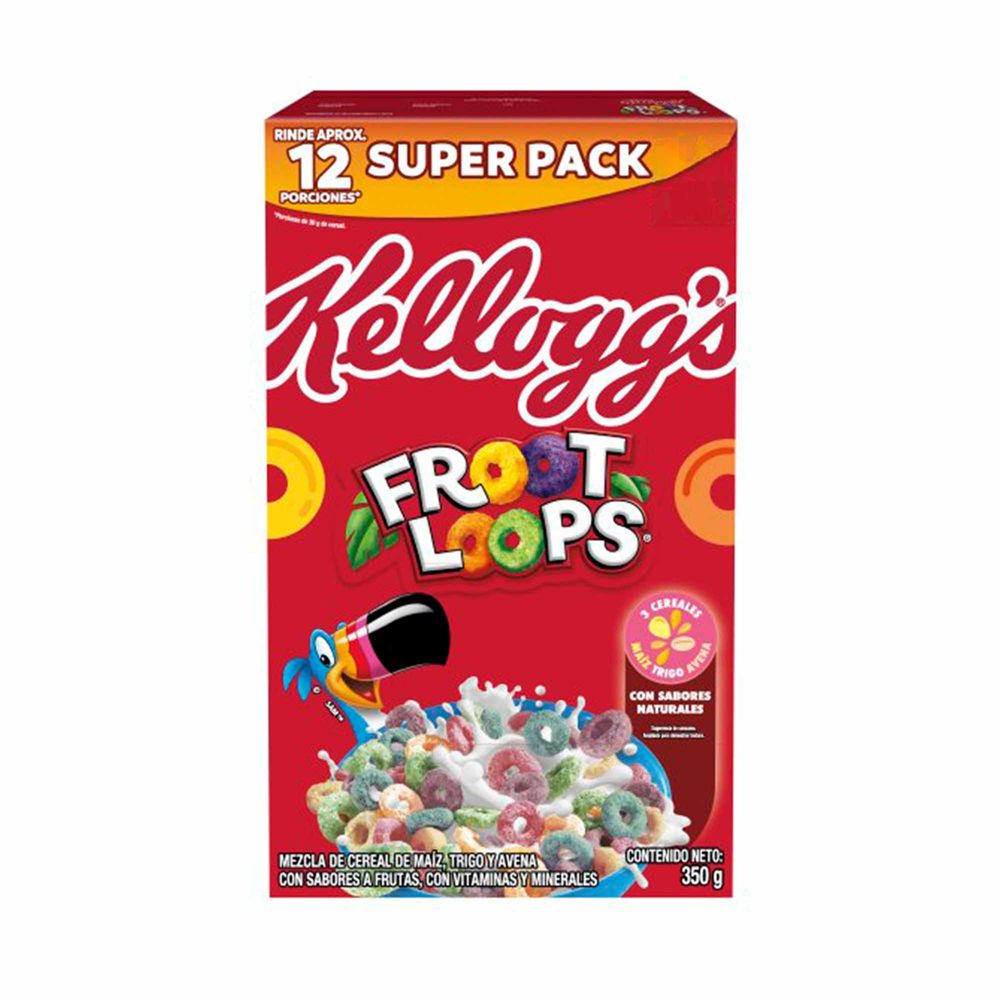 Cereal KELLOGGS Froot Loops Caja 350g | plazaVea - plazaVea