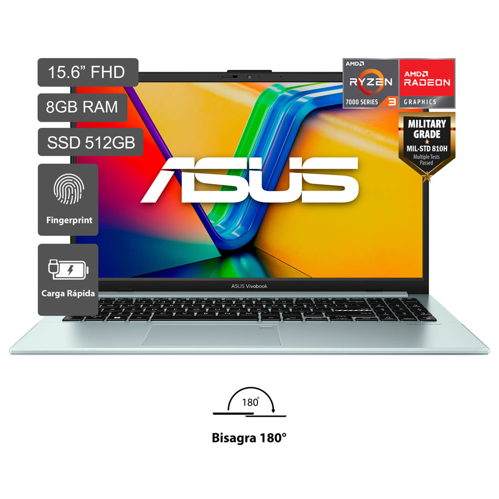 Laptop ASUS E1504FA-NJ523W 15.6"" AMD Ryzen 3 (7000 series) 8GB 512GB SSD