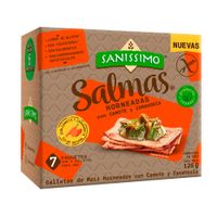 Galletas de Maíz SALMAS Horneadas con Camote y Zanahoria Caja 126g