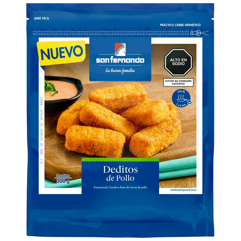 Deditos de Pollo SAN FERNANDO Paquete 300g