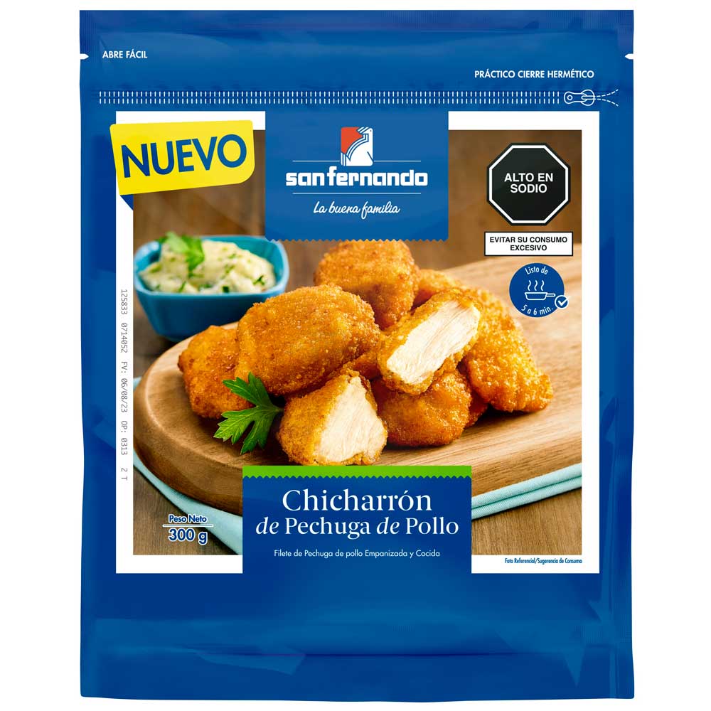 Chicharrón de Pollo SAN FERNANDO Paquete 300g