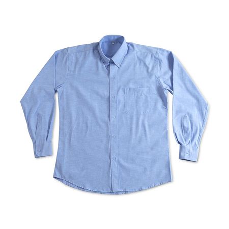 Camisa Oxford Manga larga Celeste Talla: Small