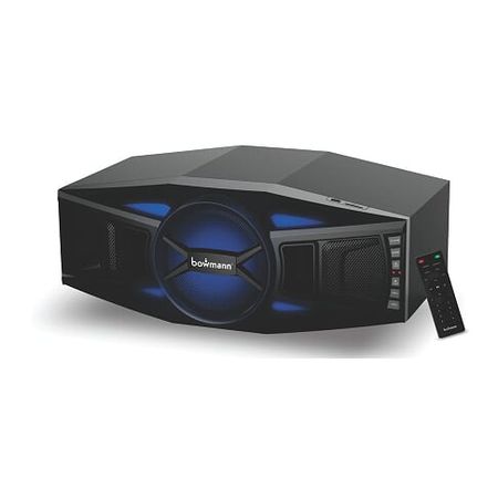 Parlante Bluetooth con iluminación LED azul Bowmann bts-500 | plazaVea -  Supermercado