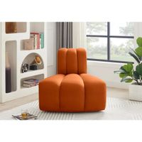 Sillón Minimalista Shey color Naranja TU MESITA