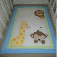 Edredon para cuna BABYTU diseño Safari Bordado