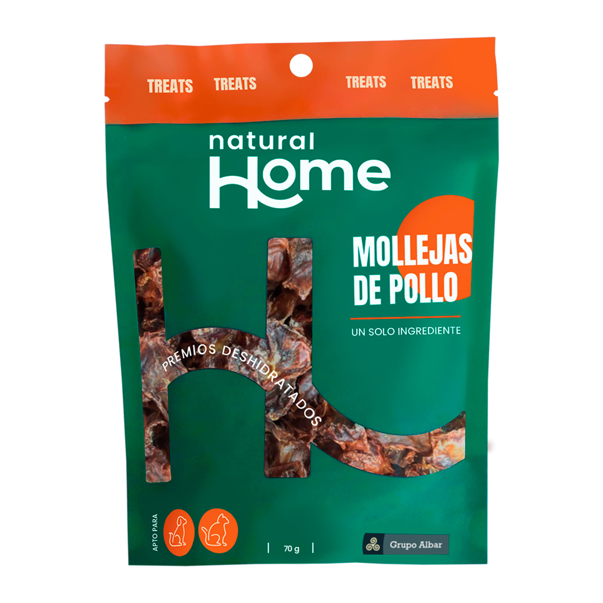 Treats Natural Home Mollejas Pollo 70g