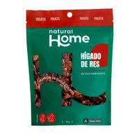 Alimento para Perro NATURAL HOME Premios Sabor Hígado de Res Doypack 70g