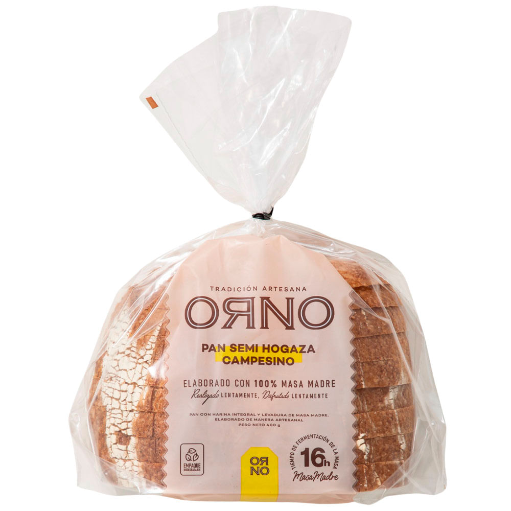 Semi Hogaza Campesino ORNO Bolsa 400g