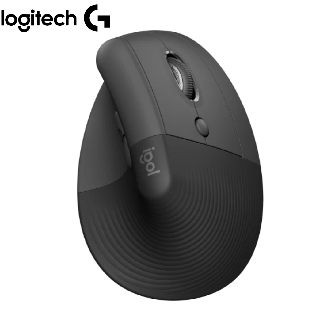 Mouse Logitech Lift Vertical Ergonomico Bluetooth 4000 DPI Negro