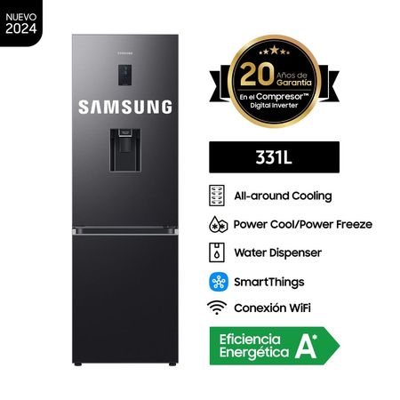 Refrigeradora Samsung All Around Cooling 331Lt RB34C652EB1/PE Grafito