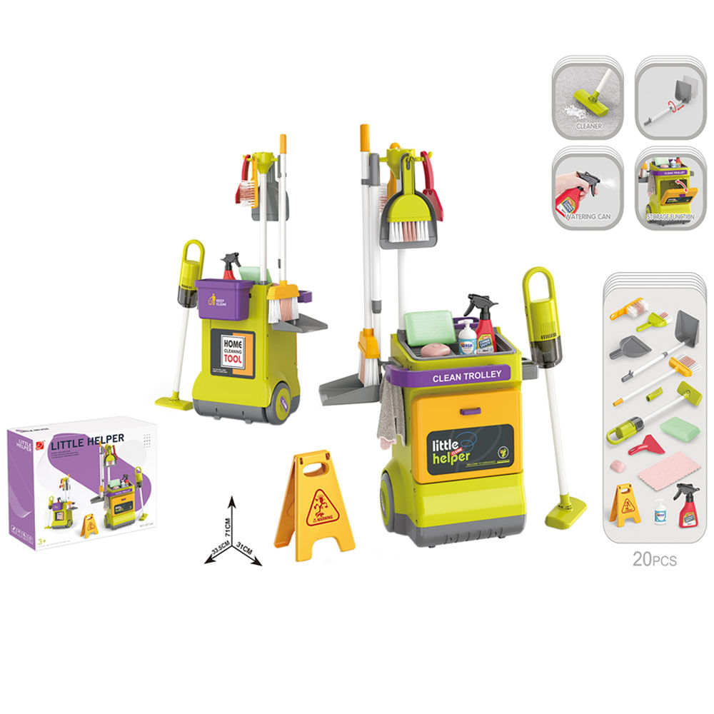 Set limpieza con ruedas 667-64 BRIGHT