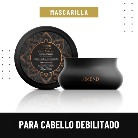 Mascarilla Cabello Quebradizo - Amend Óleos Indianos