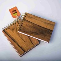 Libreta de Notas de Con Tapa de Madera Nii Biri de 100 Hojas