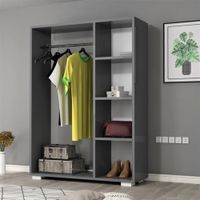 Ropero Moderno Itose Negro R&R MUEBLES