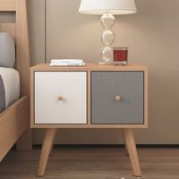 Velador Vintage Alejandra Tricolor 2 Cajones R&R MUEBLES