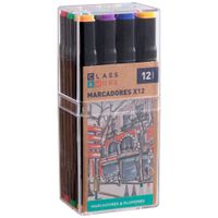 Estuche de Plumones CLASS&WORK 12un