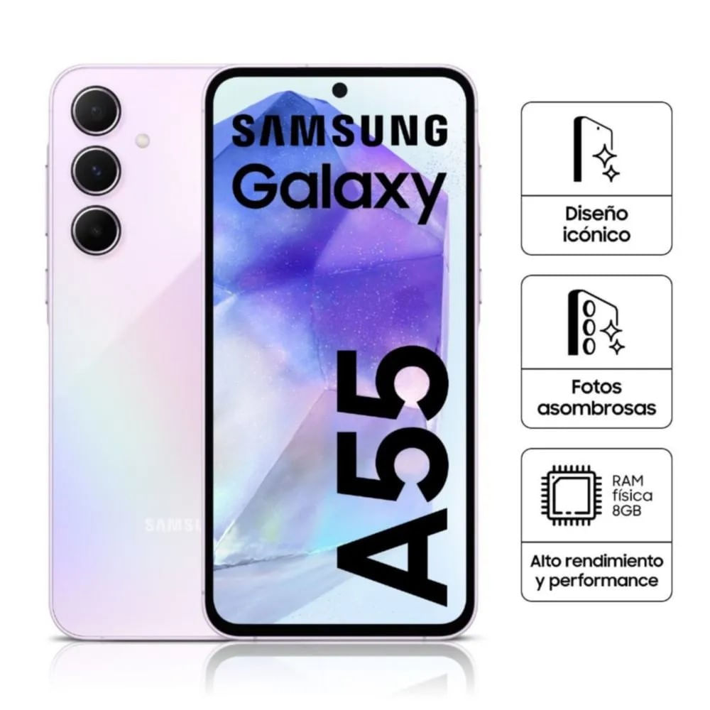 Samsung Galaxy A55 8GB 256GB Violeta